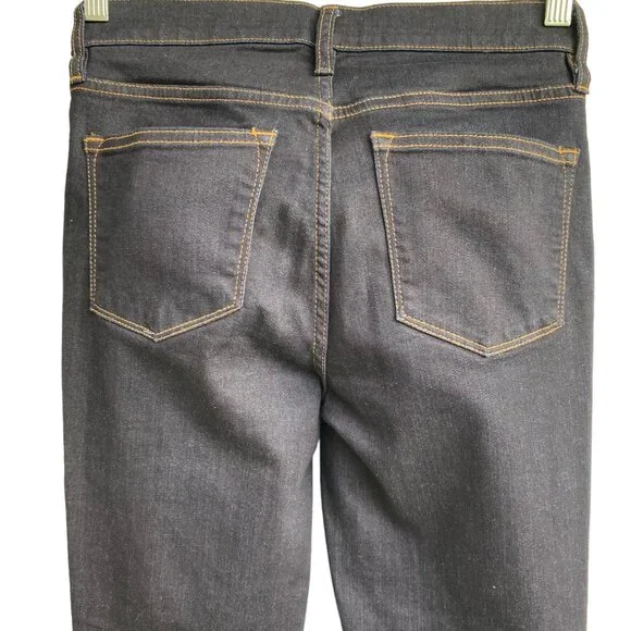 J. Crew Mercantile Women's Skinny Jeans Size 26 Actual 28X29 Dark Wash Stretch - Picture 6 of 16